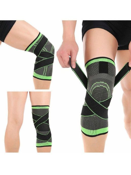 Scientific Knee Pads (HALF) - Random color (Green or Black)-Pair