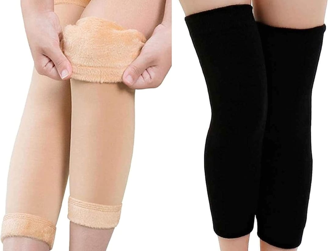 Winter Warm Knee Pads for Men And Women - Wool Material (Pair)