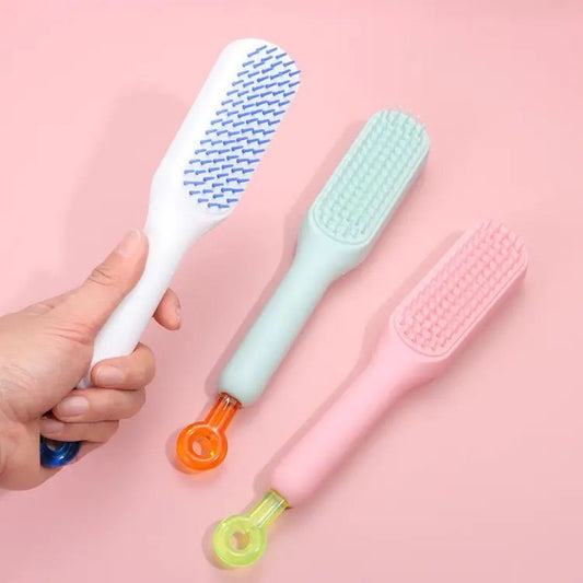 Self Cleaning Anti Static Massage Hair Comb